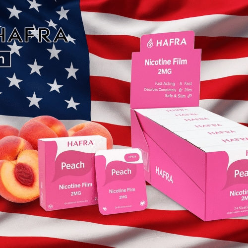 Peach Nicotine Film Nicotine Film